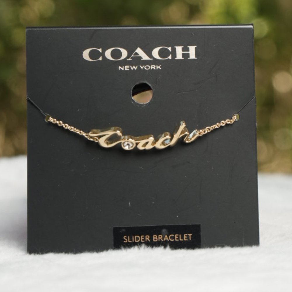 Logo Script Slider Bracelet